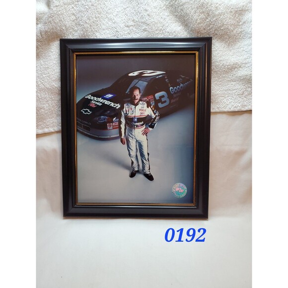 Dale Earnhardt Sr Racing Reflection Black w/Gold Framed Photo 11.75x9.5 - 0192 - Picture 1 of 4